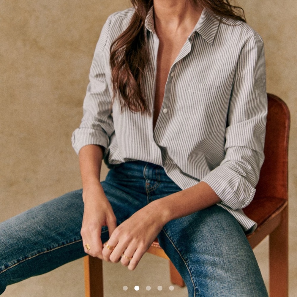 SÉZANE 32/0 Tomboy stripe shirt